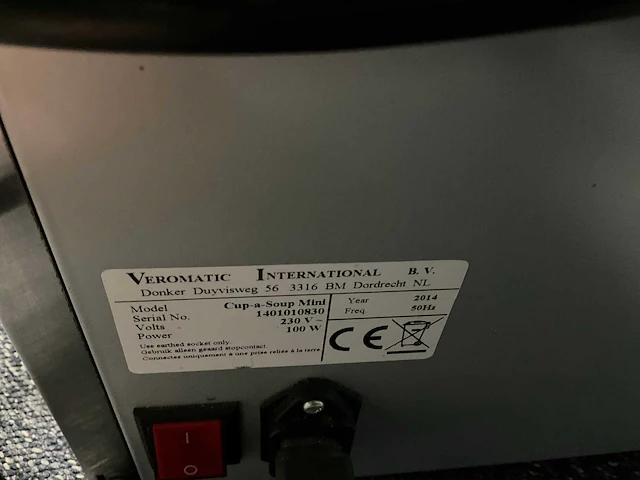 Vertmatic cup-a-soup mini soep automaat - afbeelding 4 van  4