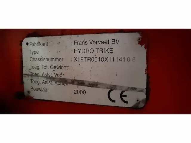 Vervaet hydro trike zelfrijdende mestverspreider - afbeelding 6 van  14