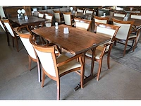 Vervoort 40-delige lederen restaurant meubilair set - afbeelding 6 van  9