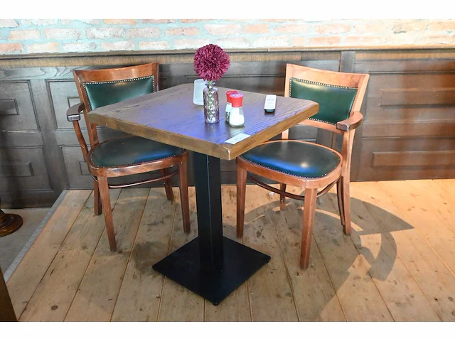 Vervoort restauranttafel inclusief 2 stoelen - afbeelding 1 van  4