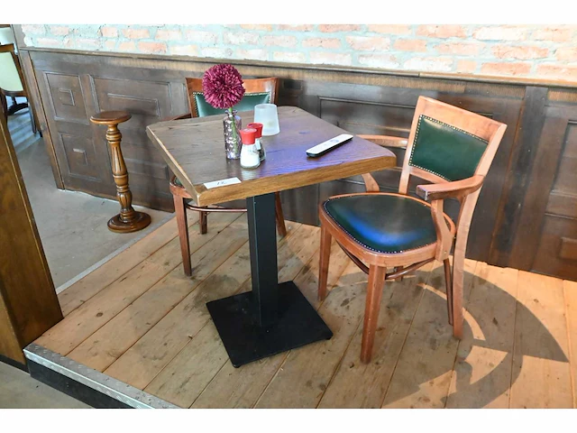 Vervoort restauranttafel inclusief 2 stoelen - afbeelding 2 van  4