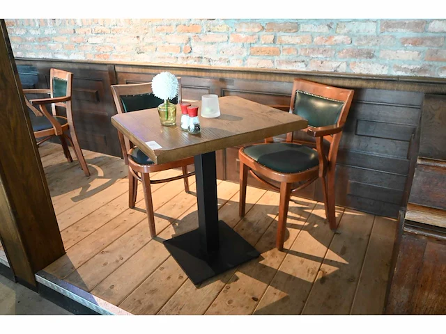 Vervoort restauranttafel inclusief 2 stoelen - afbeelding 1 van  3