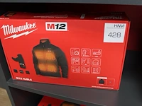 Verwarmbare jas milwaukee m12 hjbl5 maat xxl excl. accu en lader - afbeelding 1 van  2