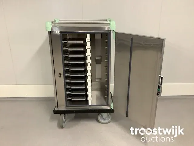 Verwarmde maaltijd serveerwagen - afbeelding 3 van  8