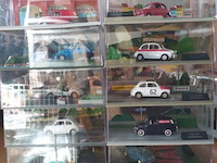 Verzameling fiat 500 modellen - klein schaal model - 10 stuks - afbeelding 1 van  5