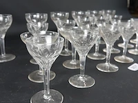 Verzameling kristallen glazen - afbeelding 5 van  5