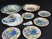 Verzameling schalen/asbakken w.o. r.a.m. arnhem, mason's, schoonhoven, regout - afbeelding 1 van  4