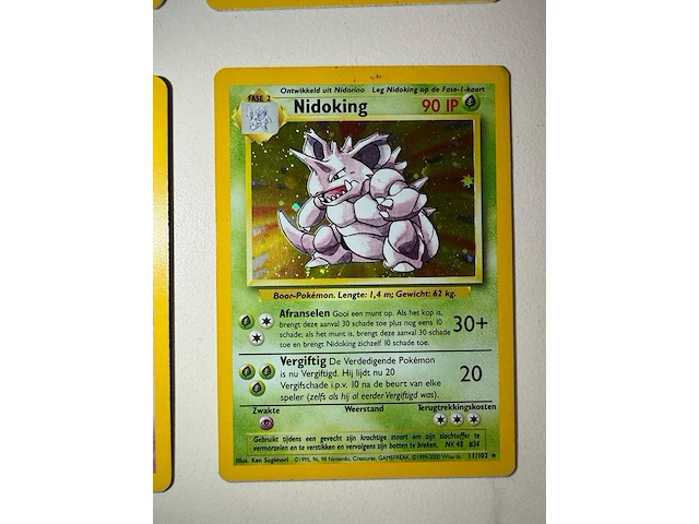 Verzameling zeldzame vintage pokémon kaarten - afbeelding 3 van  12