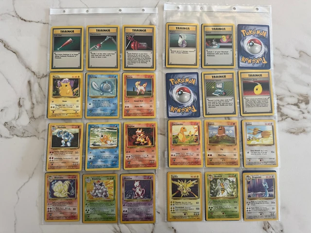 Verzameling zeldzame vintage pokémon kaarten - afbeelding 1 van  12