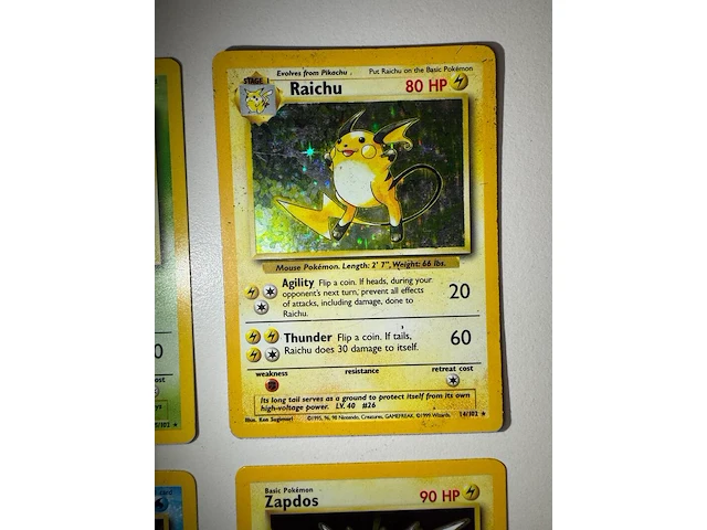 Verzameling zeldzame vintage pokémon kaarten - afbeelding 7 van  12