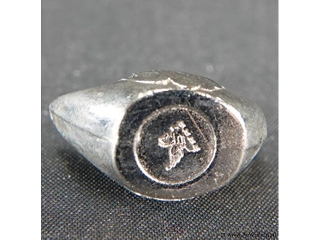 Verzilverd eendje als kaarthouder - afbeelding 3 van  3