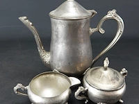 Verzilverd koffiestel - afbeelding 3 van  5