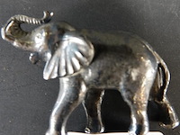 Verzilverde olifant - afbeelding 1 van  5
