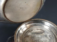 Verzilverde schalen set in bloemvorm - afbeelding 5 van  5