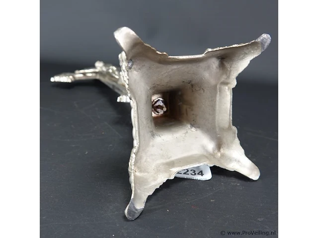 Verzilverde staande crucifix - afbeelding 5 van  5