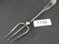 Verzilverde vork - afbeelding 1 van  3