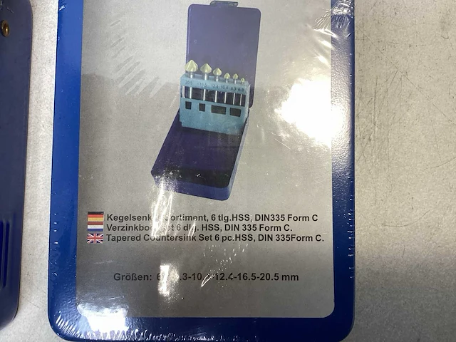 Verzinkborenset 6-delig hss(2x) - afbeelding 3 van  4