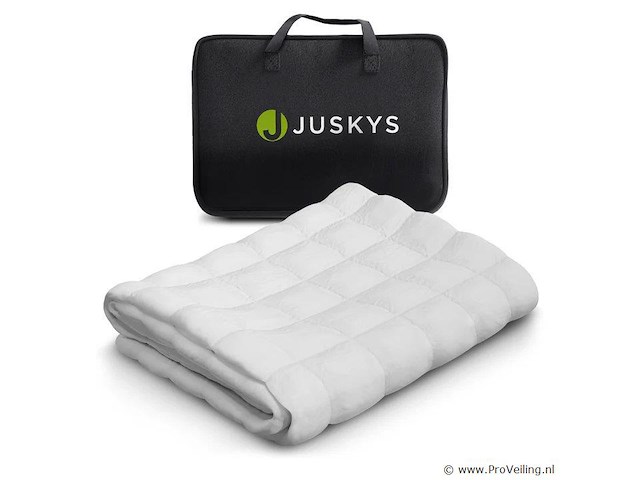 Verzwaringsdeken 135x200cm - 7kg - wit - afbeelding 1 van  7