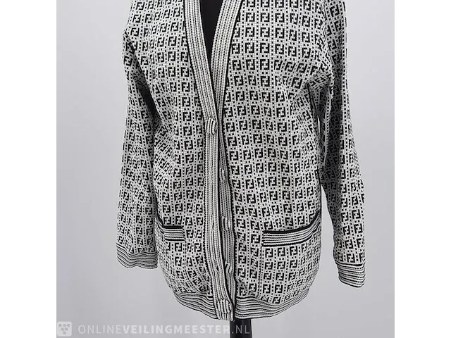 Vest, maat 38 fendi, jacquard ff motif fzc869 af4u - afbeelding 3 van  6