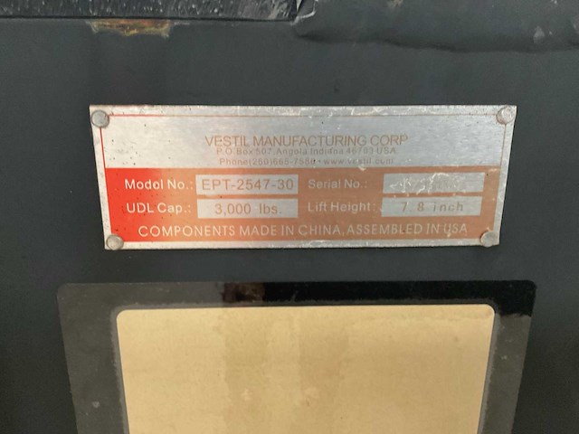 Vestil ept-2547-30 hand hydraulische palletwagen (4x) - afbeelding 21 van  27