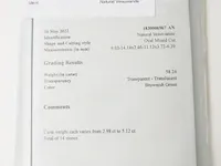 Vesuvianite 58.24ct gra certified - afbeelding 7 van  8