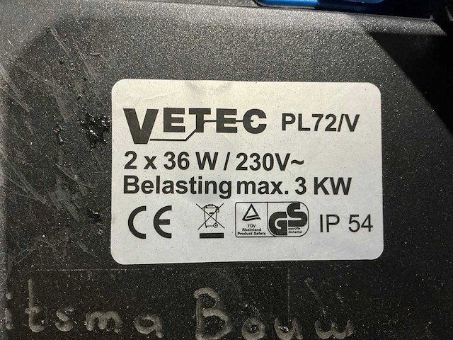 Vetec bouwlamp - afbeelding 5 van  5