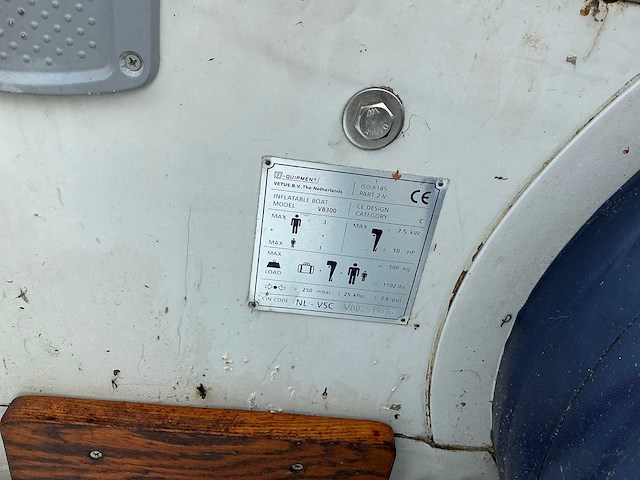 Vetus vb300 rubberboot - afbeelding 3 van  11