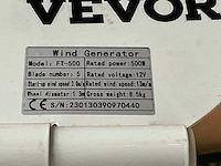 Vevor ft-500 wind generator - afbeelding 5 van  5
