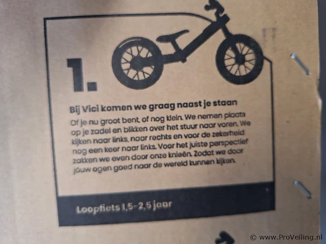 Vici 3 in 1 kinderfiets| kleur brandweer rood | maat uni - afbeelding 3 van  5