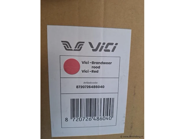 Vici 3 in 1 kinderfiets| kleur brandweer rood | maat uni - afbeelding 4 van  5