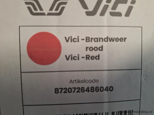 Vici 3 in 1 kinderfiets| kleur brandweer rood | maat uni - afbeelding 5 van  5