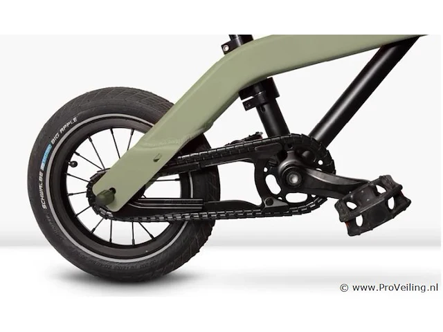 Vici 3 in 1 kinderfiets| kleur vintage groen | maat uni - afbeelding 7 van  13