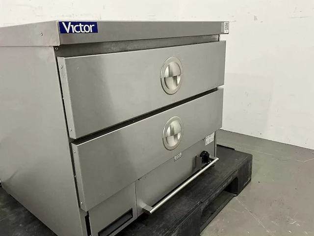 Victor - hd75ru2 - rvs dubbele warmhoudlade - afbeelding 4 van  8