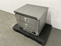 Victor - hd75ru2 - rvs dubbele warmhoudlade - afbeelding 1 van  8