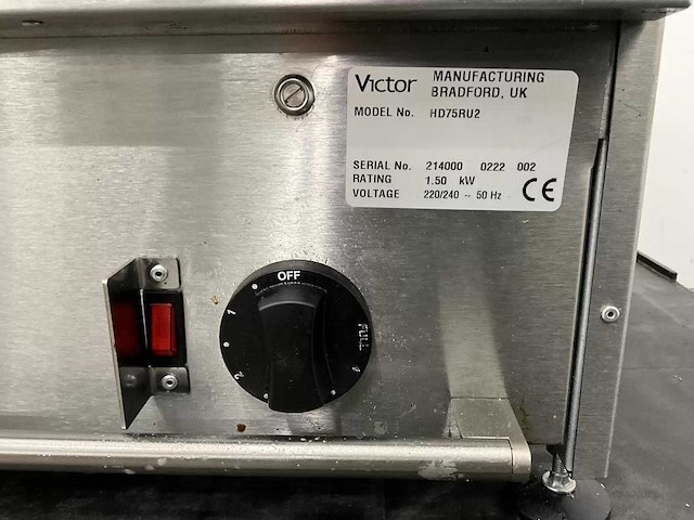 Victor - hd75ru2 - rvs dubbele warmhoudlade - afbeelding 8 van  8