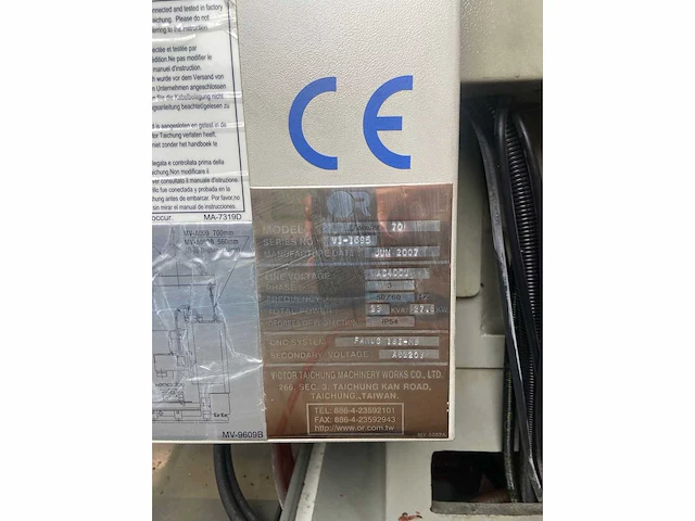 Victor vcenter 70 vmc with 4e axis - afbeelding 4 van  9
