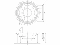 Victoria spa sumatra d248 mm build in round 6-person jacuzzi - afbeelding 5 van  6