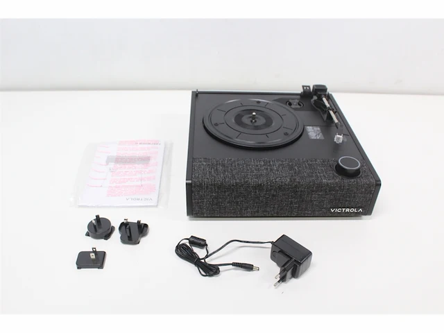 Victrola eastwood ii platenspeler zwarte afwerking draaitafel met luidsprekers bluetooth 5.1 en vinyl stream-technologie - afbeelding 4 van  4