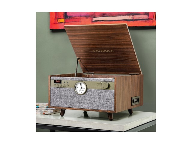 Victrola platenspeler vta830sbwlnint walnut - afbeelding 3 van  4