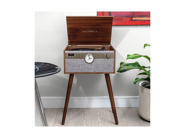 Victrola platenspeler vta830sbwlnint walnut - afbeelding 4 van  4