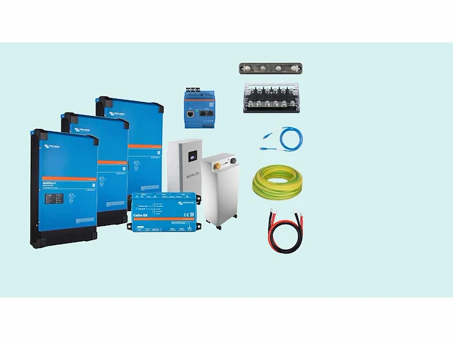 Victron ess 9kva 3 fase (3x 3kva), 6.4kw omvorm vermogen, 49.5kwh accu capaciteit - afbeelding 1 van  15