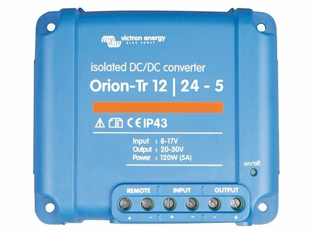 Victron orion-tr 24/12-9a (110w) omvormer victron energy, blauw - afbeelding 1 van  1