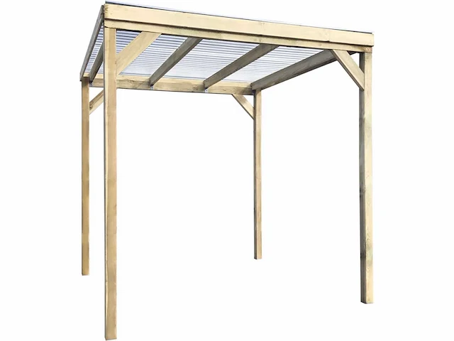 Vida xl vrijstaande overkapping - 200x200x200cm - afbeelding 1 van  3