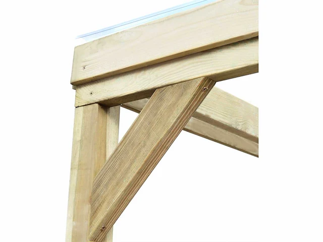 Vida xl vrijstaande overkapping - 200x200x200cm - afbeelding 2 van  3