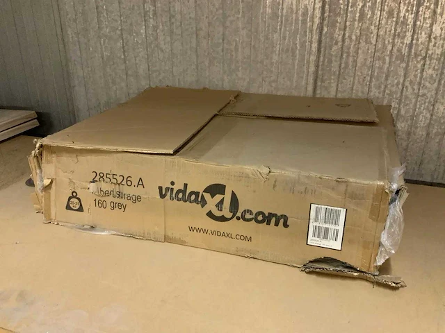 Vidaxl - 160 grey - bed - afbeelding 1 van  3