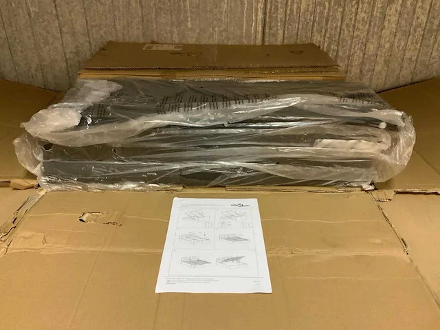 Vidaxl - 160 grey - bed - afbeelding 2 van  3