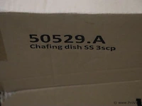 Vidaxl chafing dish rvs - 60,5x36x30cm - afbeelding 3 van  4