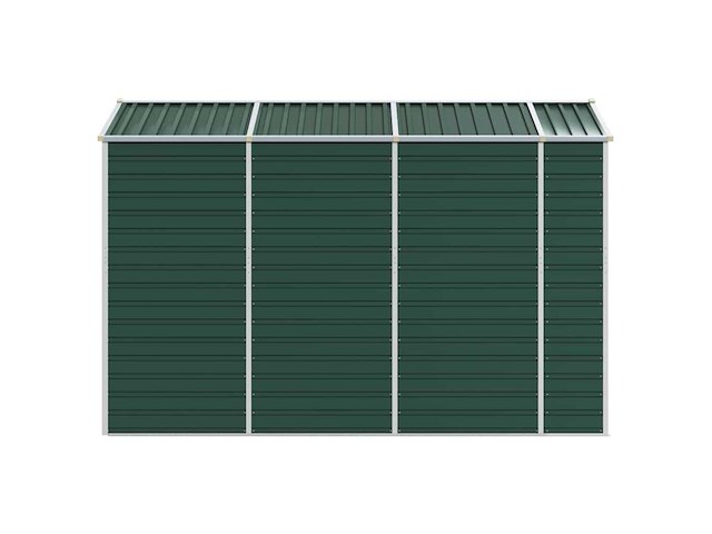 Vidaxl metalen tuinschuur groen - 300x191x198 cm - afbeelding 5 van  8