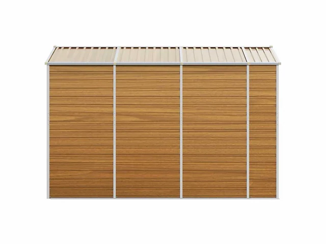 Vidaxl metalen tuinschuur hout - 300x191x198 cm - afbeelding 7 van  10