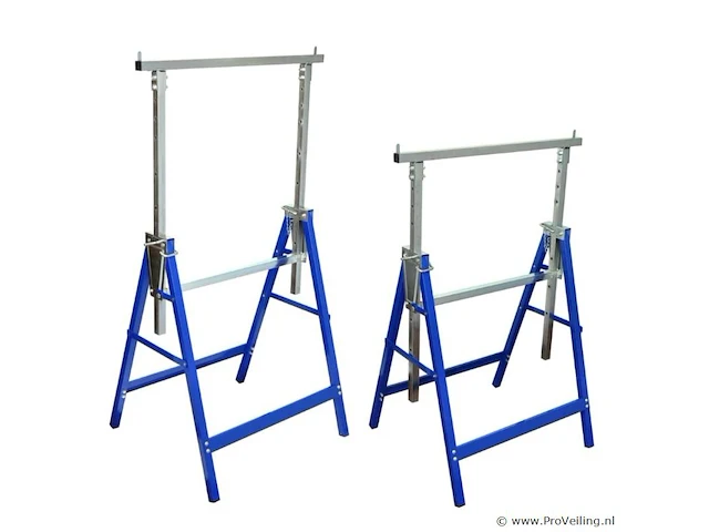 Vidaxl schragen, verstelbaar - kleur blauw - afbeelding 1 van  5